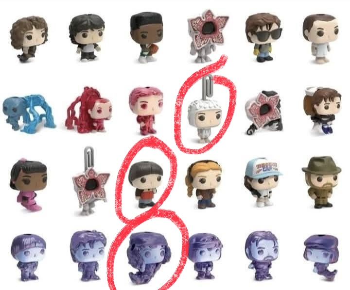 Фигурки ОСД («очень странные дела», «stranger things»)