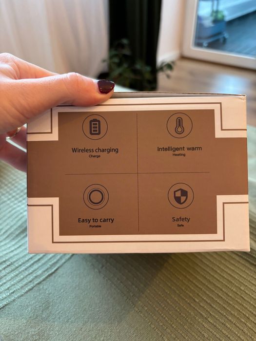 Cana Ceramica Auto-Incalzire si Incarcare Wireless Telefon