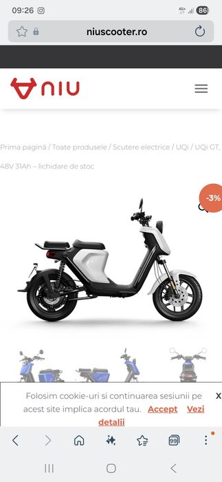 Scuter NIU Electrice Noi