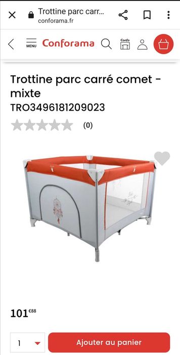 Parc/Țarc copii Trottine, nou