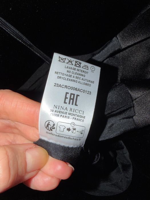 Nina Ricci polka dot рокля, FR36