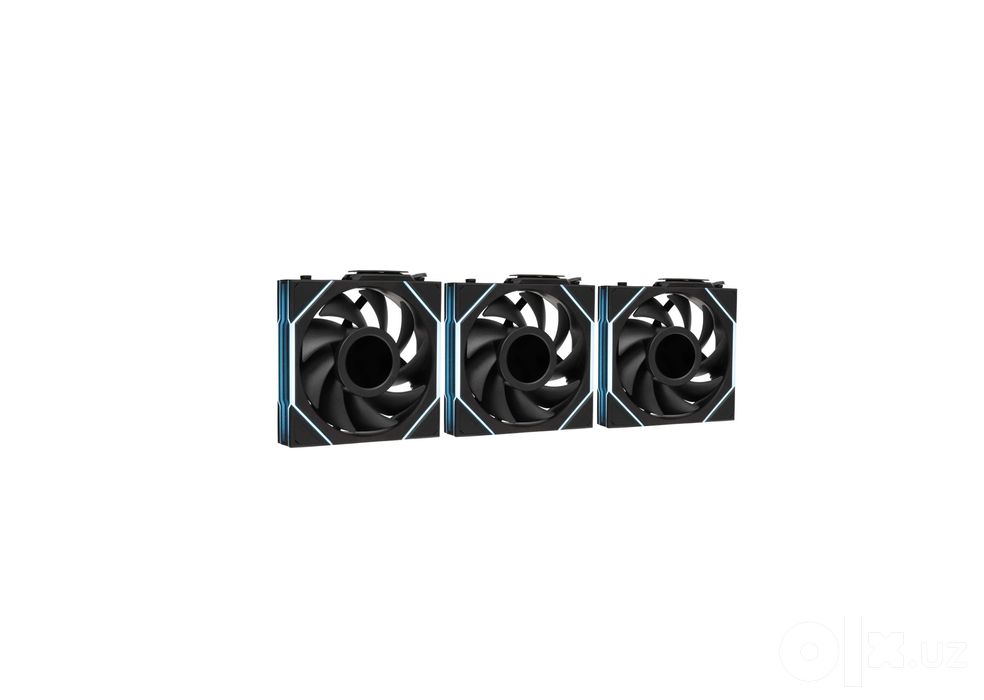 - Комплект вентиляторов Lian Li UNI FAN TL LCD 120 Black (3-Pack)