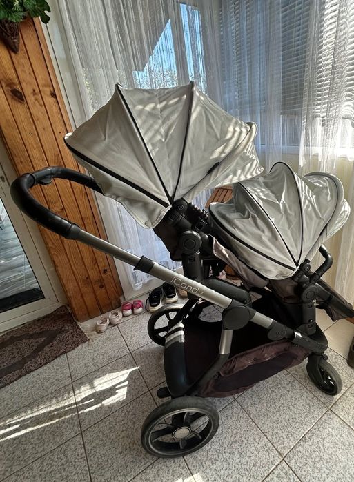 Продавам количка за близнаци или породени деца Icandy