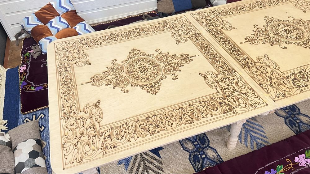 Стол казахский низкий 150/75