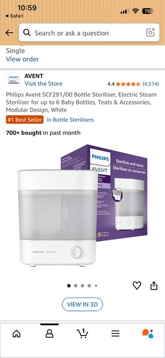 Philips Avent SCF291/00 стерилизатор