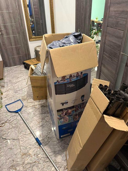 сглобяемия басейн Summer Waves Elite Frame с размери 4.27 м x 1.07