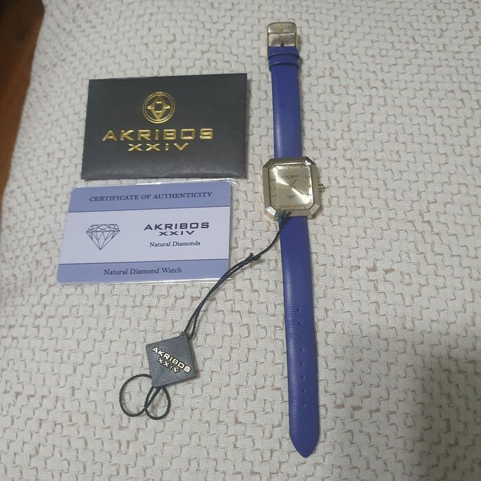 Ceas dama AKRIBOS cu diamant pt femei