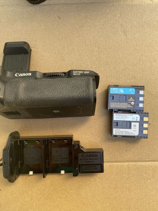 Canon 400d battery grip bg-e3 blitz 380ex