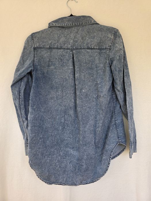 Cămașă damă denim Tally Weijl mărimea 34 / XS efect spălat