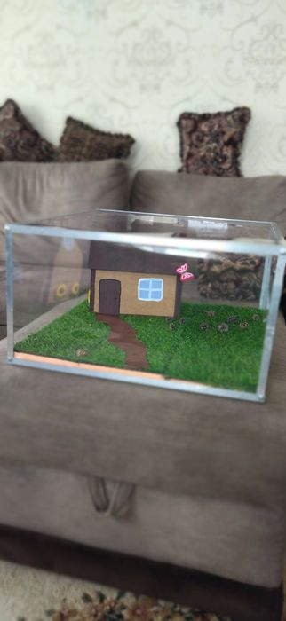 Для детских поделок. В школу. Террариум.