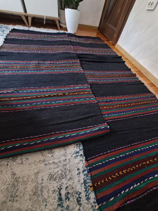 Ръчно тъкани черги 2бр 92×400