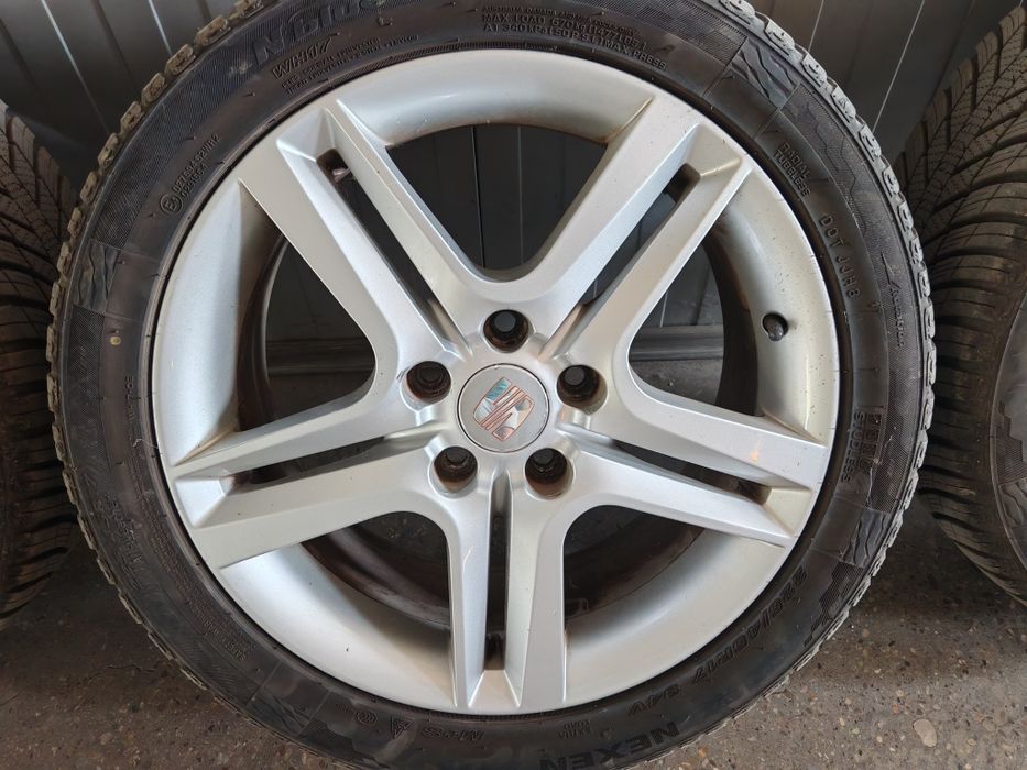 Jante originale Seat 5x112 R17 anvelope 225.45 17 all season DOT 2023