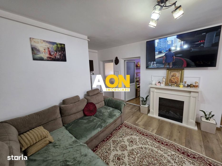 Apartament 3 camere, 2 balcoane, decomandat, mobilat, utilat, Ampoi 3