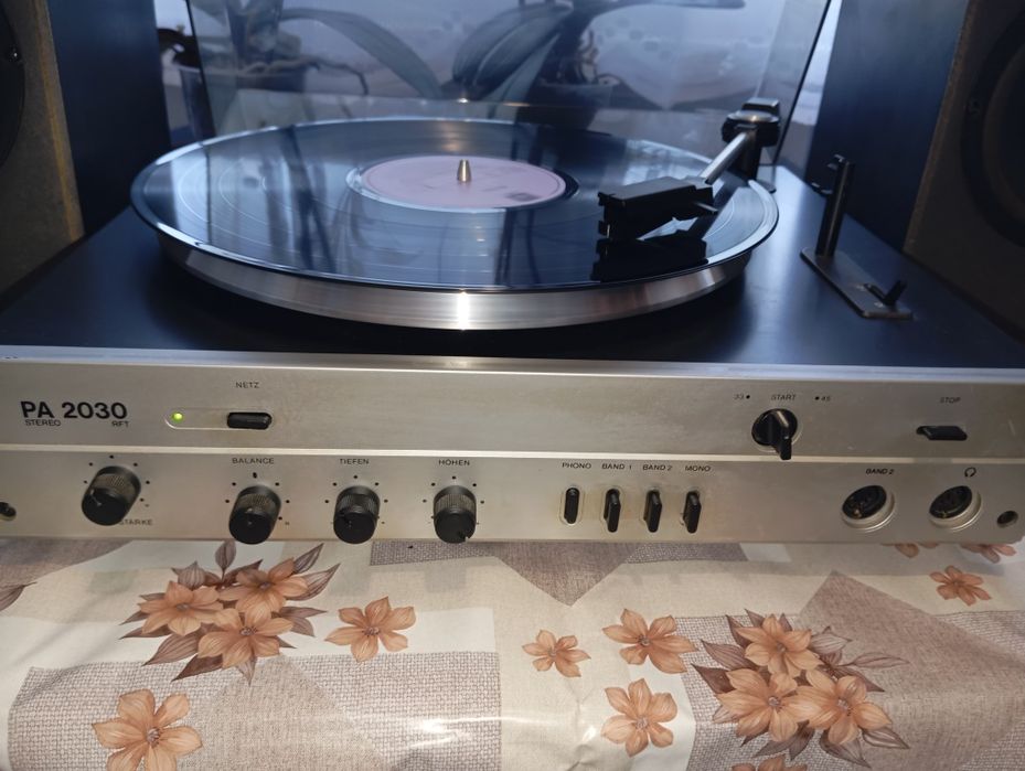 Немски грамофон Ziphona комплект с тонколони
