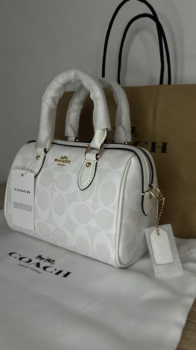 Coach/Mini Rowan/Бяла Чанта