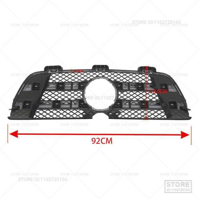 Предна Горна Решетка за Mercedes GL-Class X164 (2007–2012) monto.bg