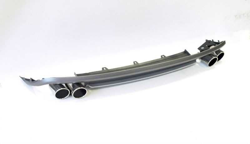 S5 дифузер за Audi A5 coupe 07-16 с накрайници