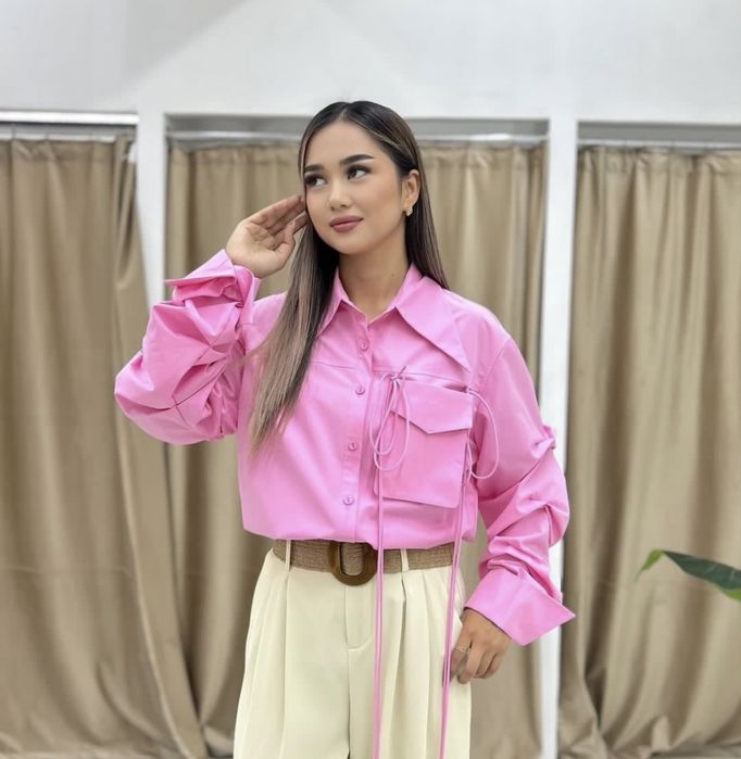 Одежда,рубашка желтого цвета размер 46,48,50 келе береді