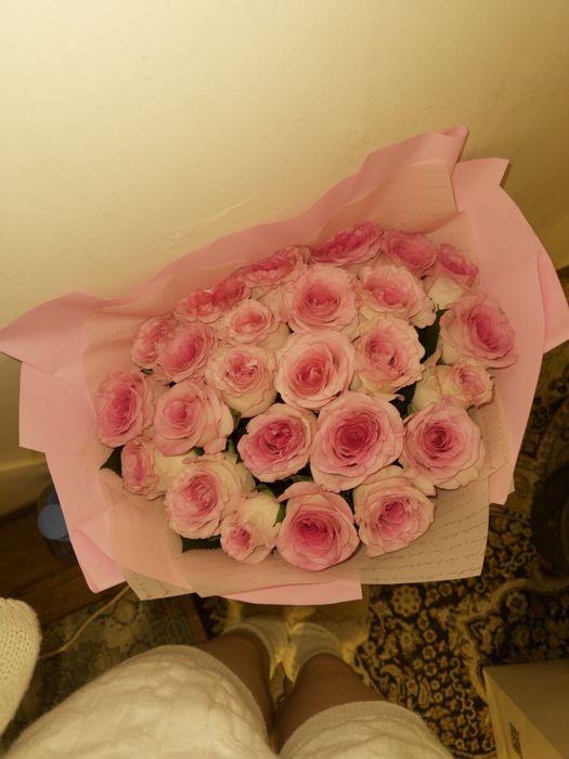 нежный букет,объёмный