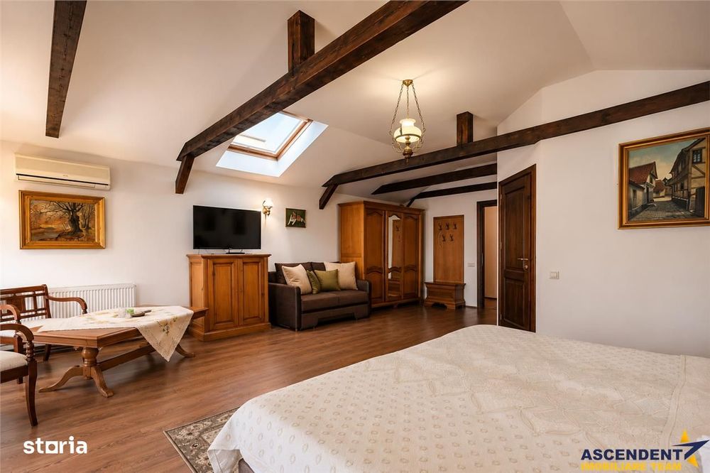Hotel 3* + Pensiune 4*, piscina, teren tenis, 6.200mp parc privat +, S