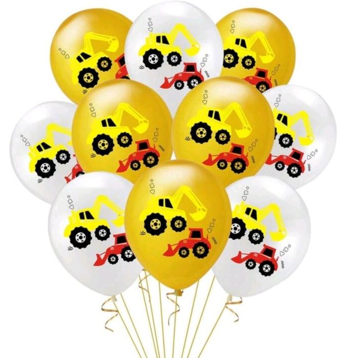 Парти сет украса  Hot wheels и строителни машини