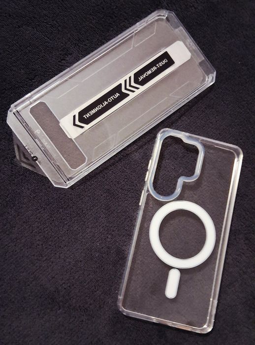 Husa Clear MagSaffe Samsung S26 Ultra,cu folie.