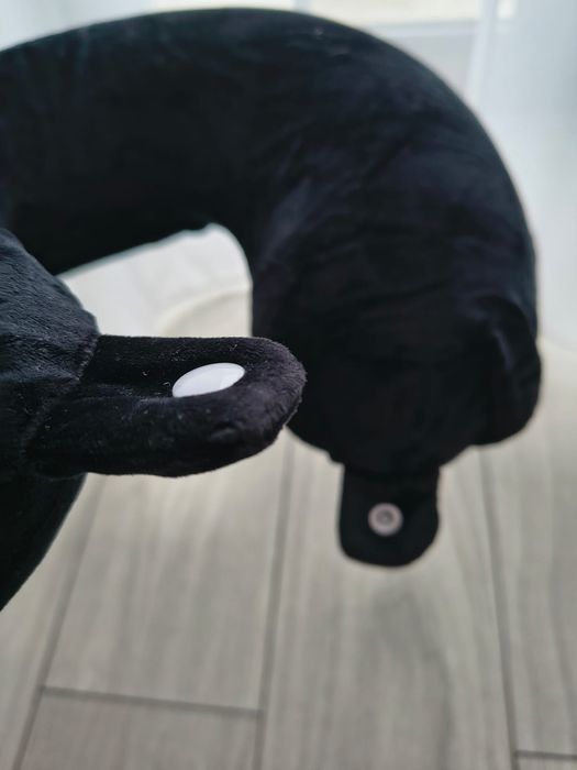 Pernă de călătorie pentru gât cu spumă cu memorie, suport 360°