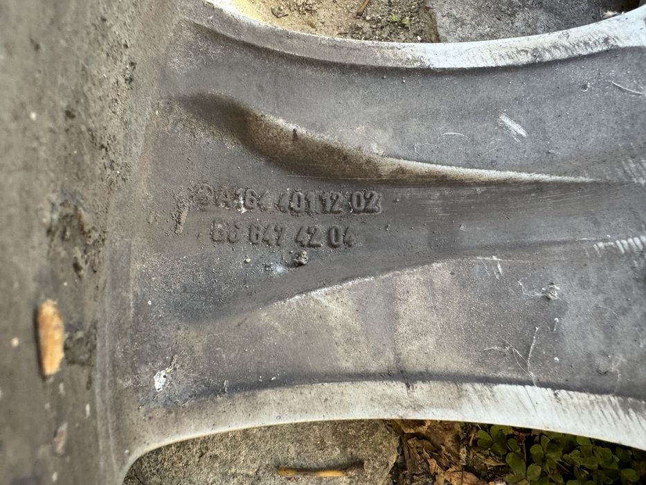 4 бр оригинални джанти  19ки с гуми Mercedes ML W164  5х112 ЕТ60 8J