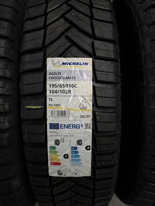 Vând 4 anvelope 195/65/16c Michelin allseason noi