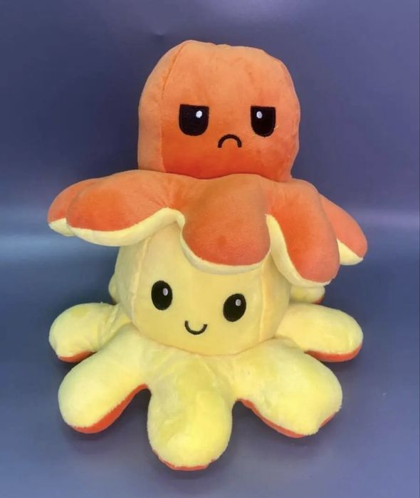 Осьминог перевертыш мягкая игрушка