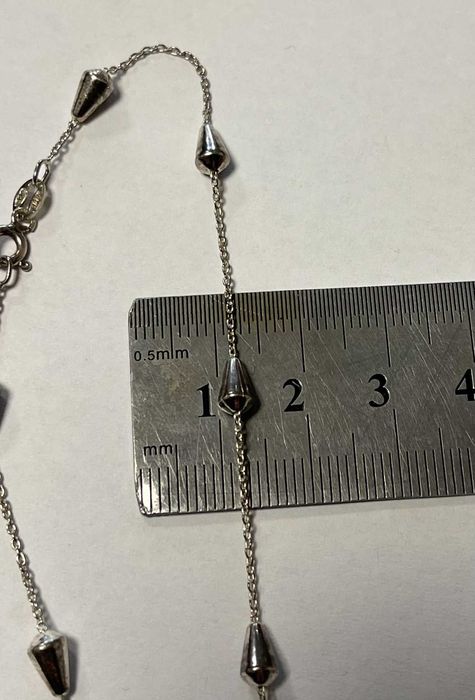 Сребърна гривна за крак 2.52гр.26см.