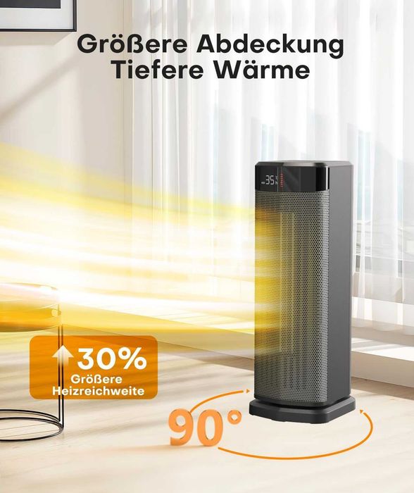 Вентилаторена печка OMISOON 2000 W, Еко , Енергоспестяващ