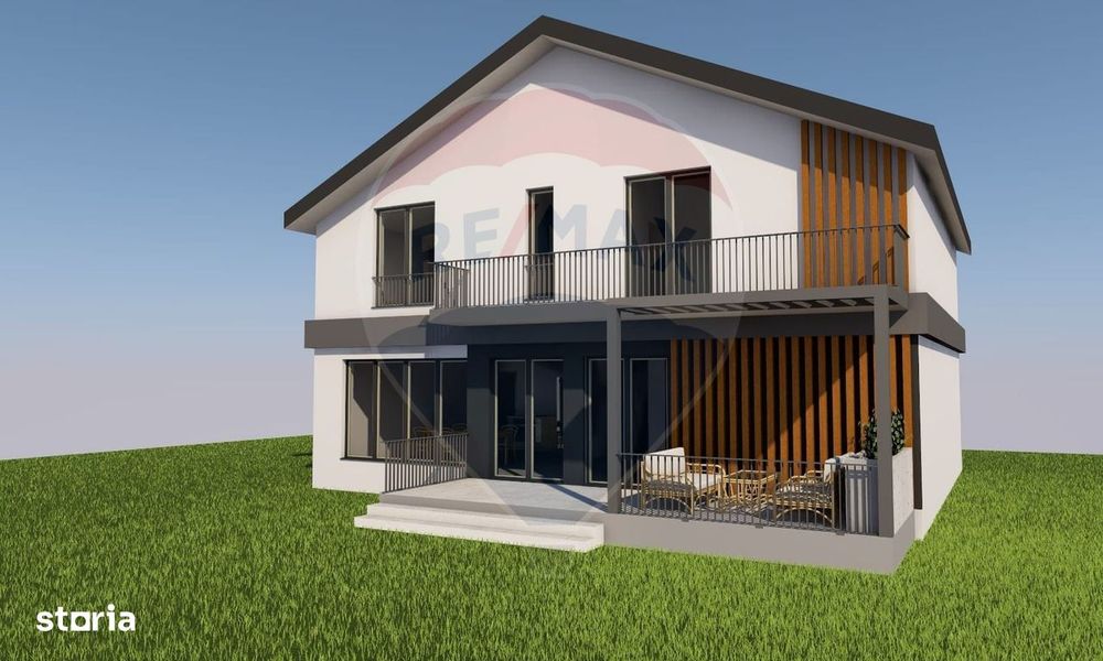 Teren 500 mp cu proiect și fundație – Ștefăneștii de Jos, Ilfov