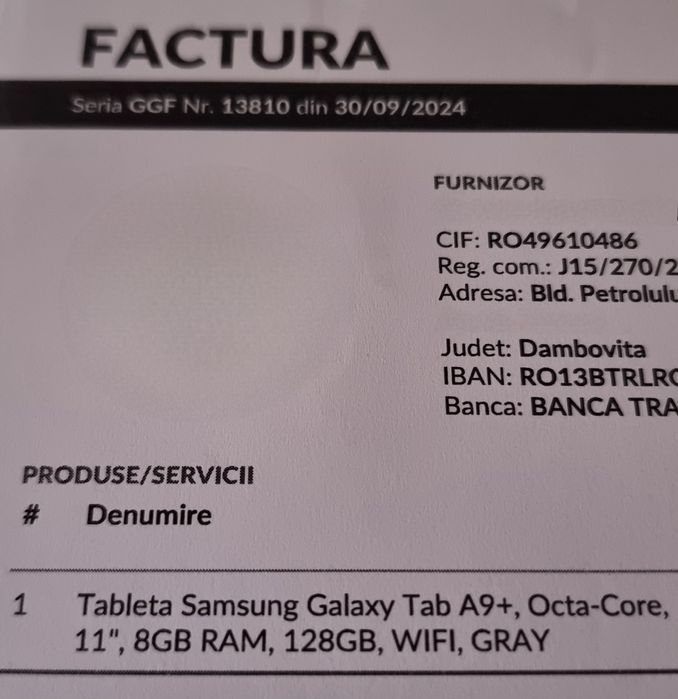 Tableta Samsung Tab A9 Plus