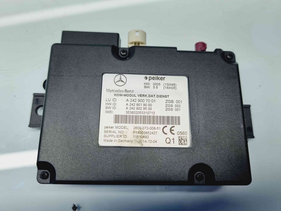 Modul multimedia Mercedes Clasa E Coupe (C207) [Fabr 2009-2016] A2429