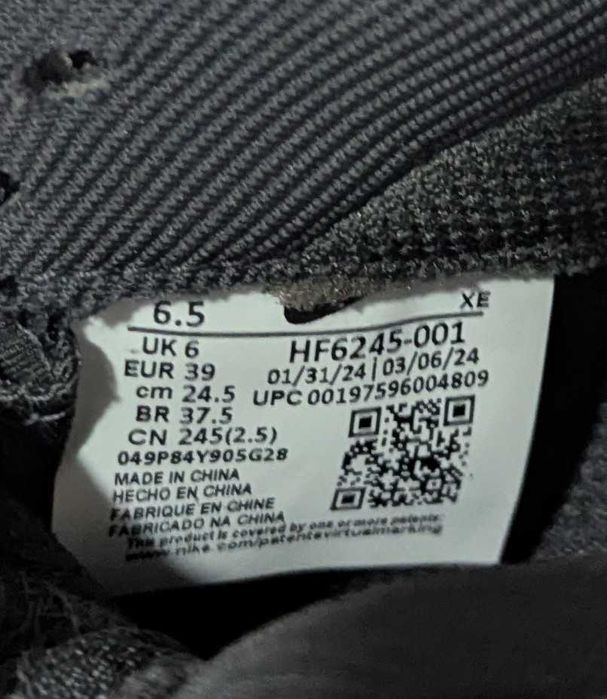 Nike ACG Mountain Fly 2 Low Gore Tex мъжки черни маратонки номер 39 от Сащ