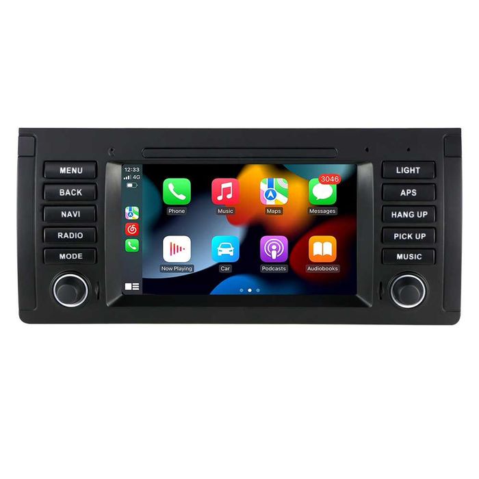 Navigatie BMW E39 E53 Android 14 Carplay Youtube Waze 1/8 GB + CAMERA