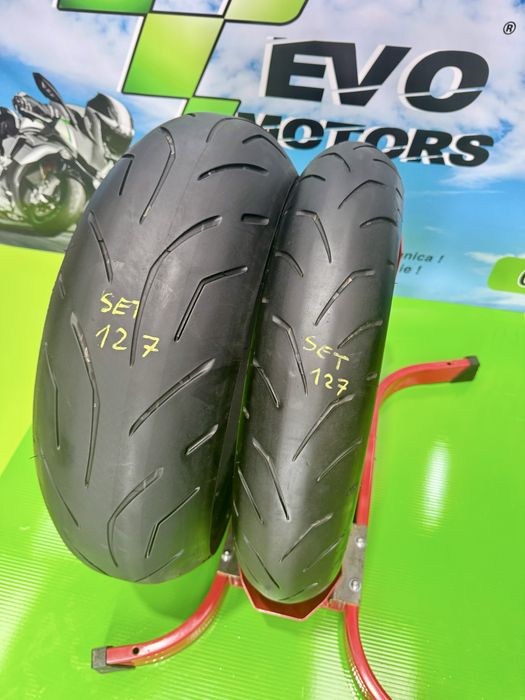 Set Anvelope Moto 120 70 17 - 190 50 17 Bridgestone S20 Cauciuc Set127