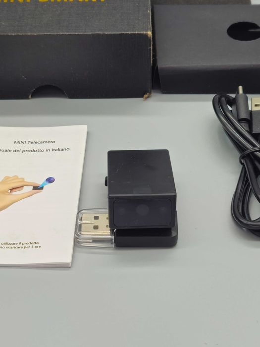 Мини скрита камера Full HD 1080P, нощно виждане, детекция на движение!