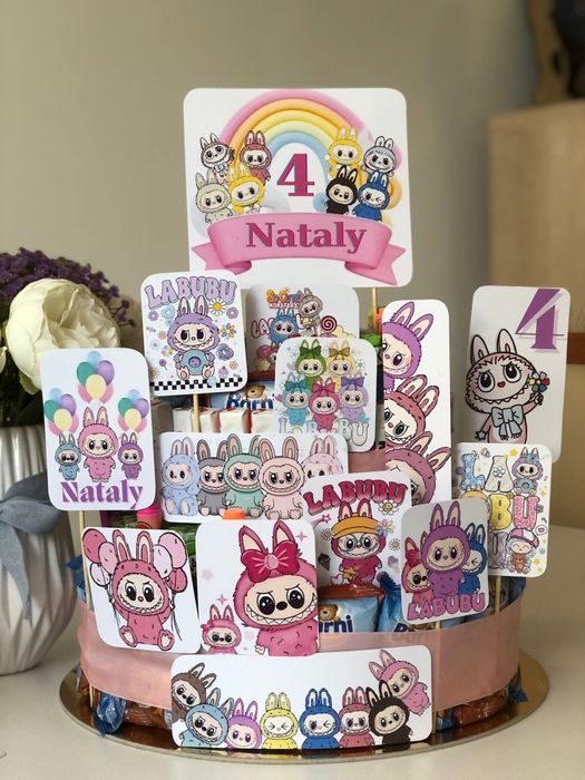 Stirch, Patrula, Elsa, Labubu, Spiderman, Cars