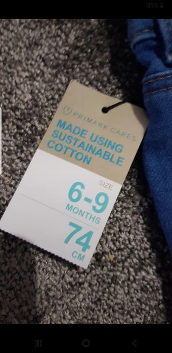 Blugi bebe skinny mar 6/9 luni