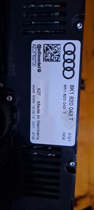 Panou climatronic A4 B8, A5  facelift 8K1 820 043 T