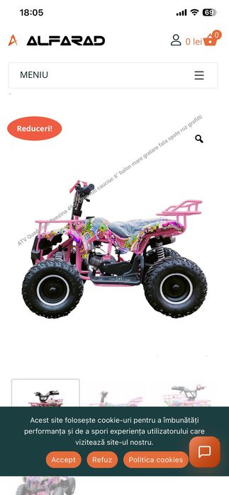 Vand ATV 49cc  pentru copii
