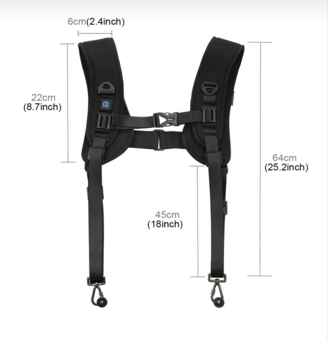 Двоен ремък/страп за фотоапарат