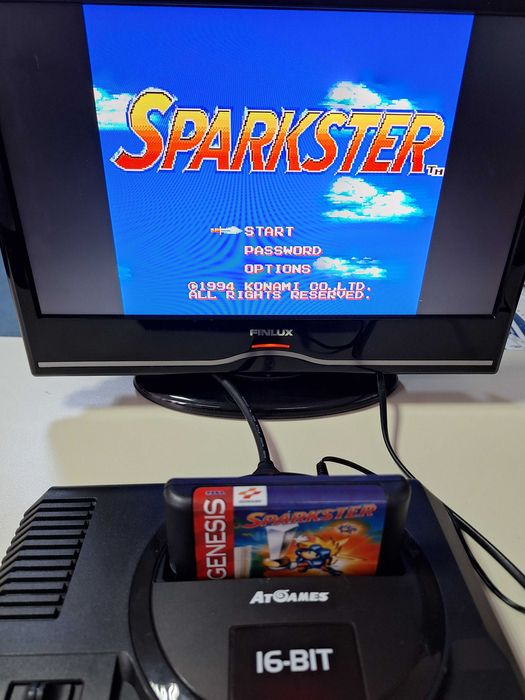 Sparkster game for Sega Mega Drive Genesis