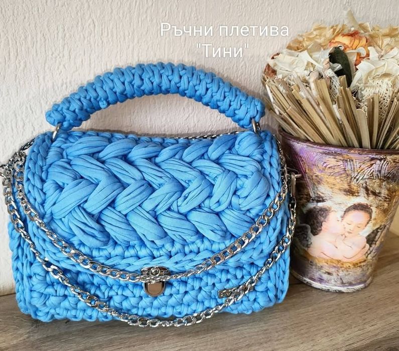 Плетени дамски чанти