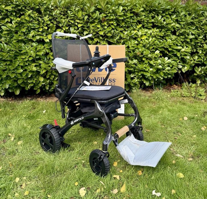AirFold Carbon Power Wheelchair - Висок Клас Карбонова Акумулаторна