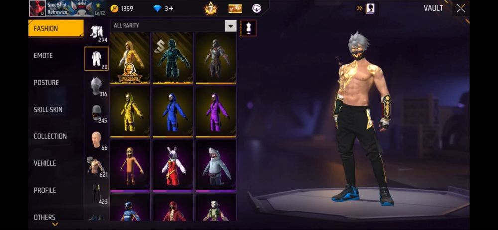 Аккаунт фри фаер