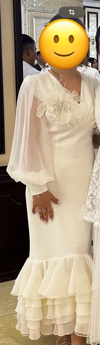 Продам белое вечернее платье