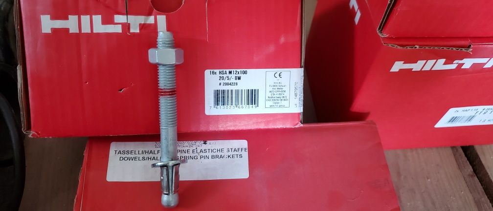 Hilti Анкерни болтове за бетон. гр. Плевен Идеален център • OLX.bg